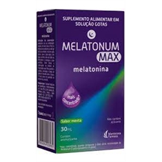 MELATONUM MAX MELATONINA SABOR MENTA GOTAS 30ML